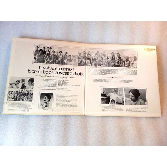 Vtg 1970s Christmas Album LP Hinsdale Central High School Concert Choir Illinois - Picture 2 of 5